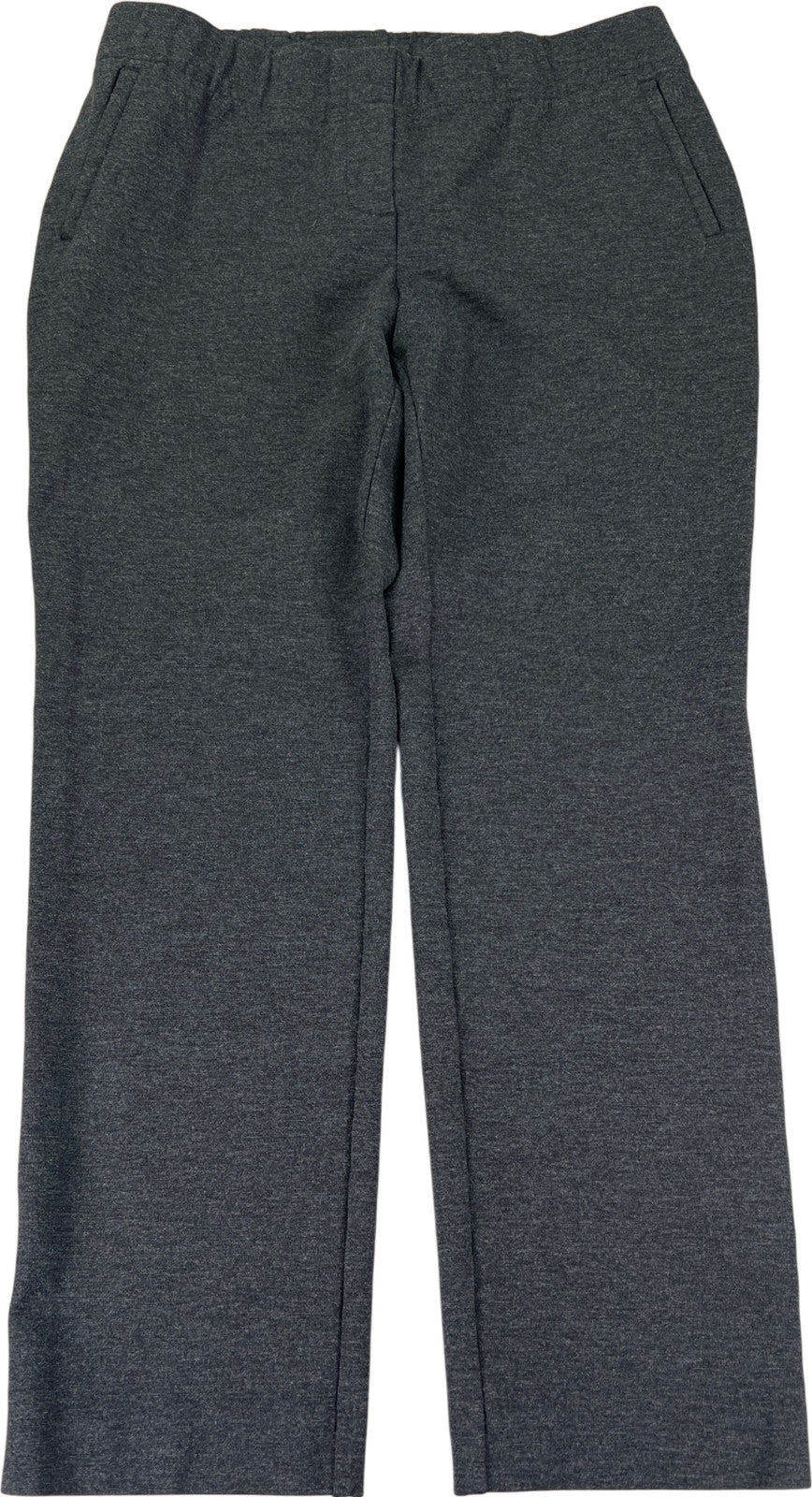 J.Jill Women’s Gray Stretch Pull On Slim Leg Ponte Pants - S Petite