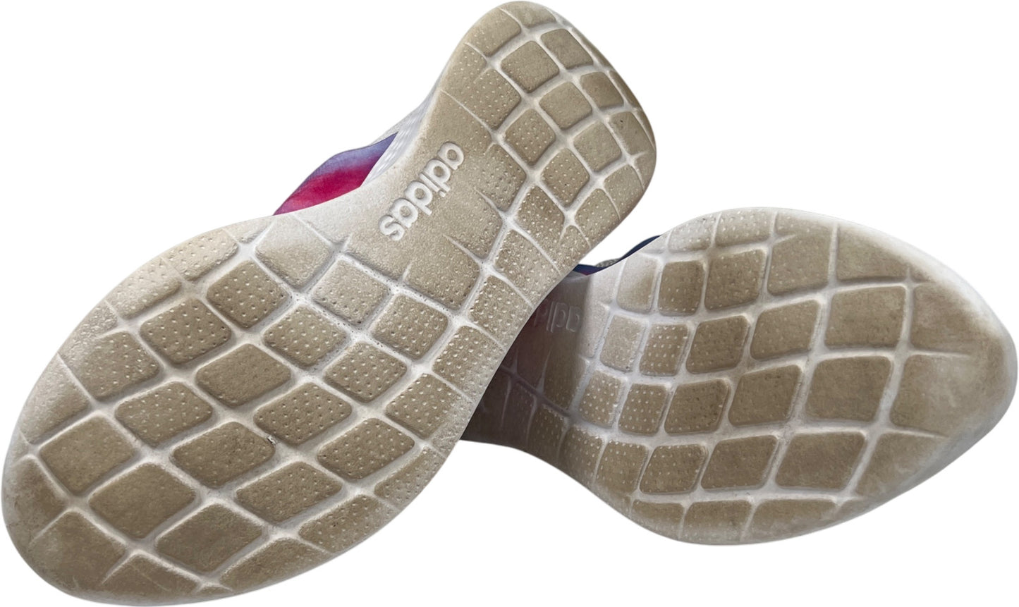 Adidas Women’s White/Pink Cloudfoam Slip On Walking Sneakers - 8.5