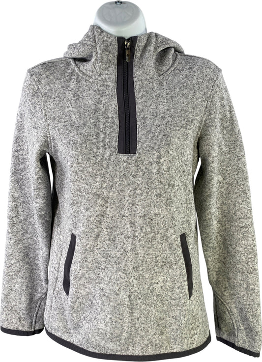 Lululemon Women’s Gray Fleece and Thank You 1/4 Zip Pullover Swearer Jacket - 2