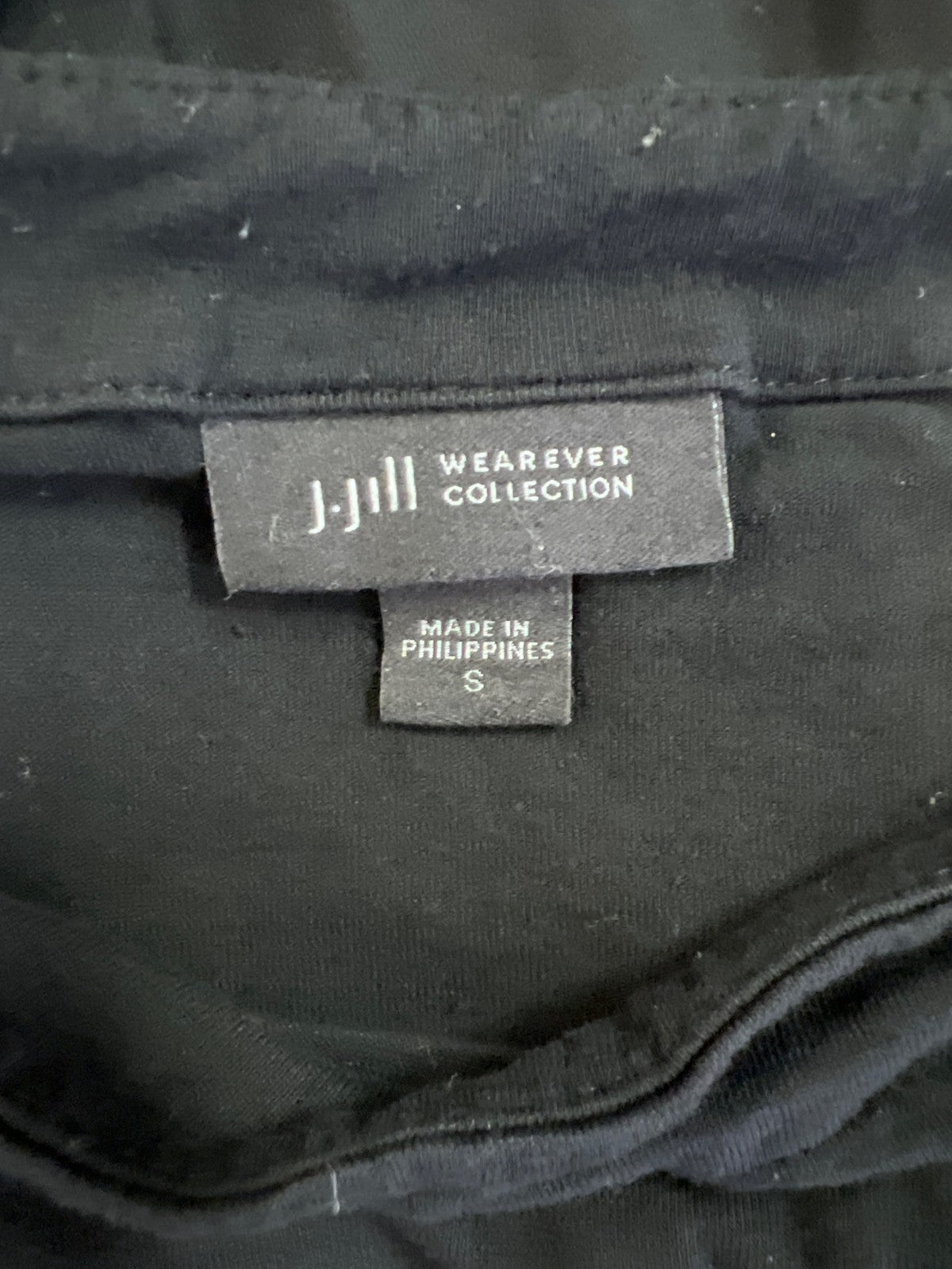 J.Jill Wearever Collection Women’s Black Long Sleeve Tunic Shirt - S