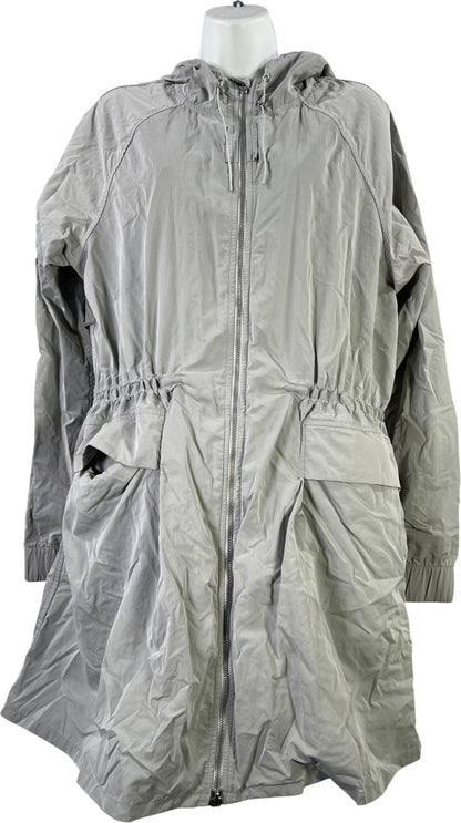 Lululemon Women’s Gray Silver Drop Pack and Glyde Water Resistant Jacket - 10
