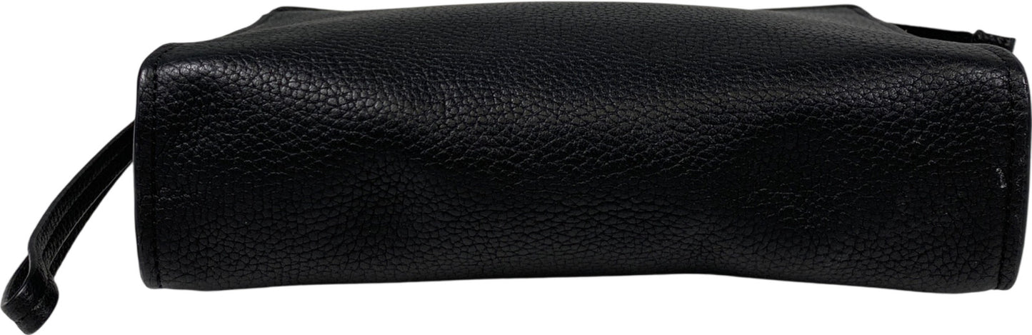 Kate Spade Women’s Black Leather Zip Close Pouch