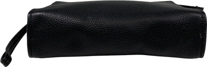 Kate Spade Women’s Black Leather Zip Close Pouch