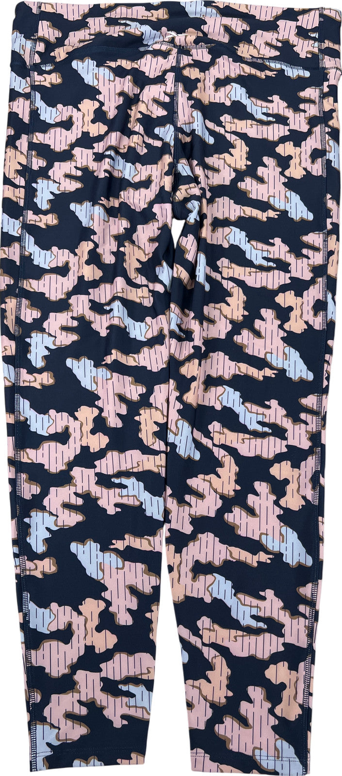 Reebok Women’s Blue & Pink Camo Train Tight Leggings - 2XL