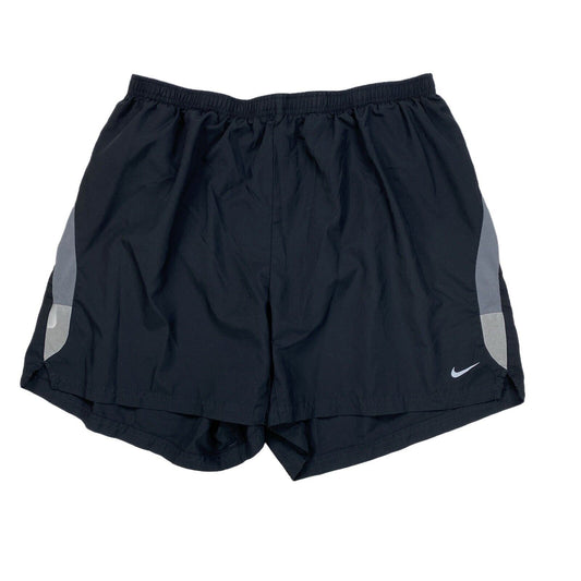 Nike Men's Black Lined FitDry Athletic Shorts - XL