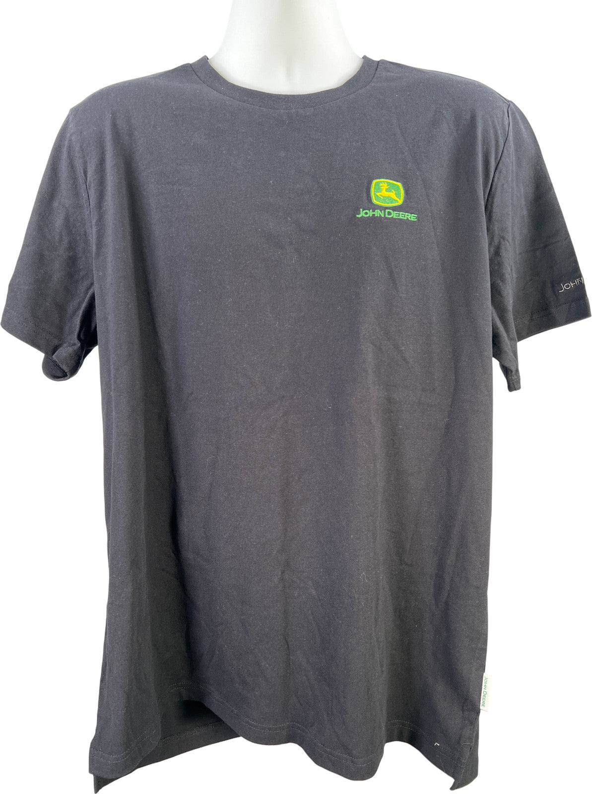John Deere Men’s Black Short Sleeve Basic T-Shirt - L