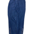 White House Black Market Women's Blue Knit Denim Utility Jeans Sz 4