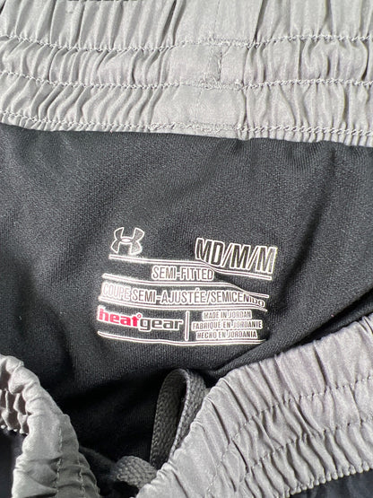 Under Armour Women’s Black Semi-Fitted Lined Athletic Running Shorts - M