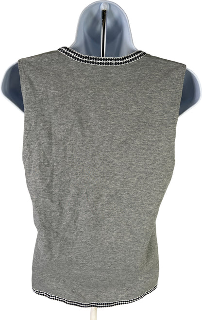 NEW J.Crew Women’s Gray Tassel V-Neck Sleeveless Tank Top - XS