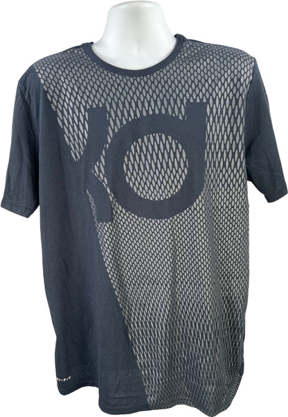 Nike Men’s Black KD Kevin Durant Short Sleeve Textured T-Shirt - XL
