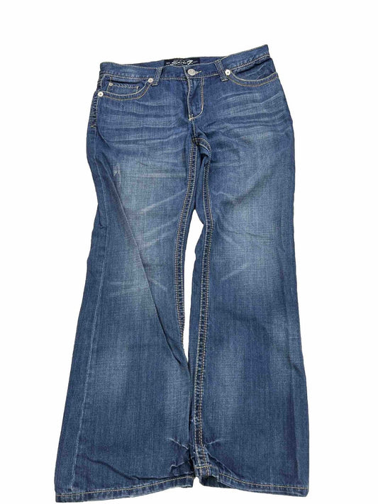 Seven7 Men's Medium Wash Boot Cut Denim Jeans - 34x32