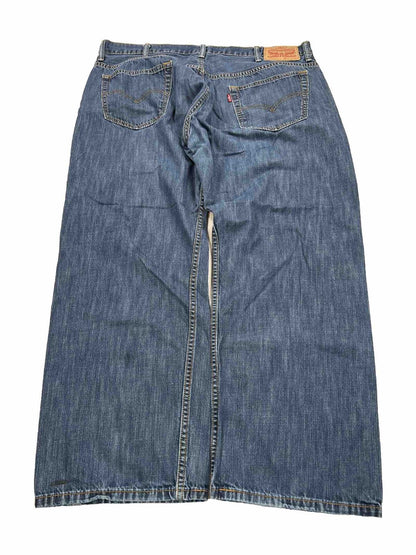Levi's Men's Dark Wash 569 Loose Straight Denim Jeans - 36x34