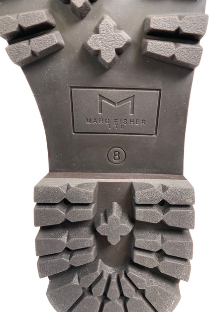 Marc Fisher Women’s Beige Genuine Suede Sherpa Accent Boots - 8 M