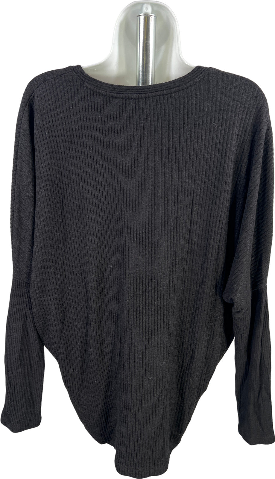 White House Black Market Women’s Black Long Sleeve V-Neck Sweater - S