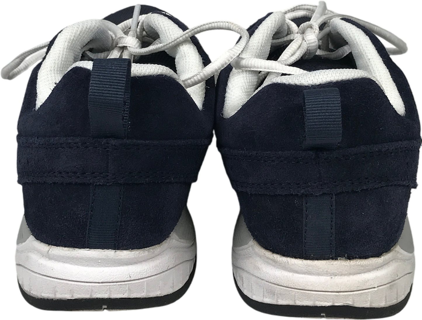 LL Bean Women’s Blue Suede Lace Up Walking Sneakers - 6.5