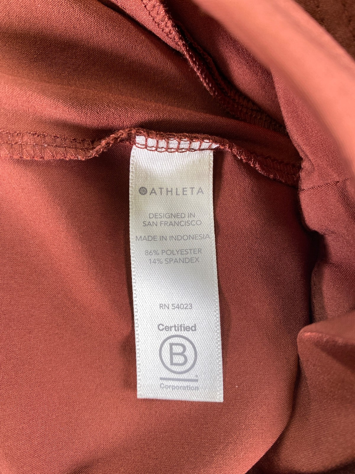 Athleta Women’s Cognac Brown Tie Waist Lightweight Skyline Pants II - 4