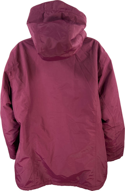 Lands End Women’s Purple Squall Waterproof Fleece Lined Coat - Plus 1X