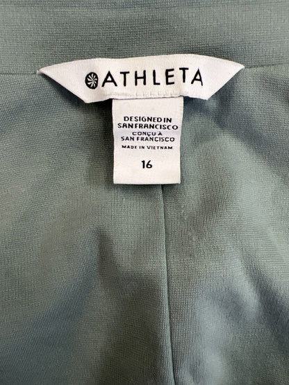 Athleta Women’s Blue/Gray Long Sleeve Eastbound Blazer Jacket - 16