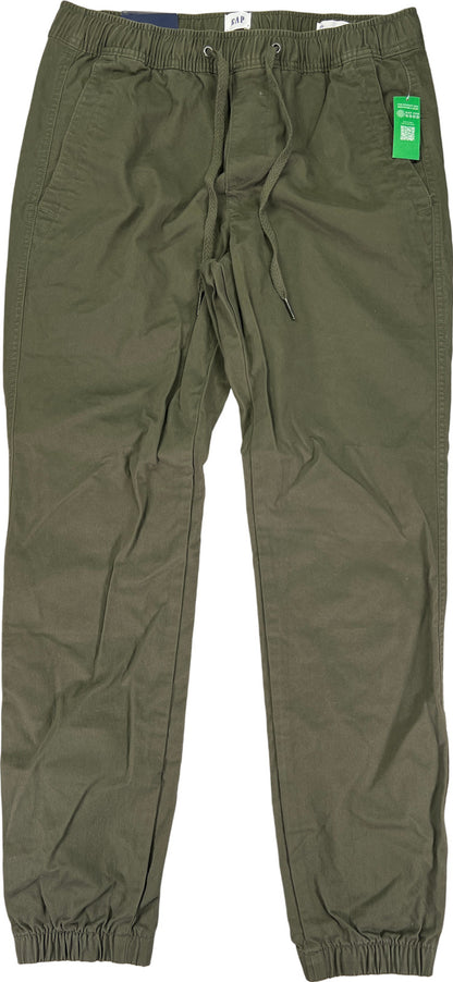 Gap Flex Men’s Green Drawstring Waist Essential Jogger Pants - XS