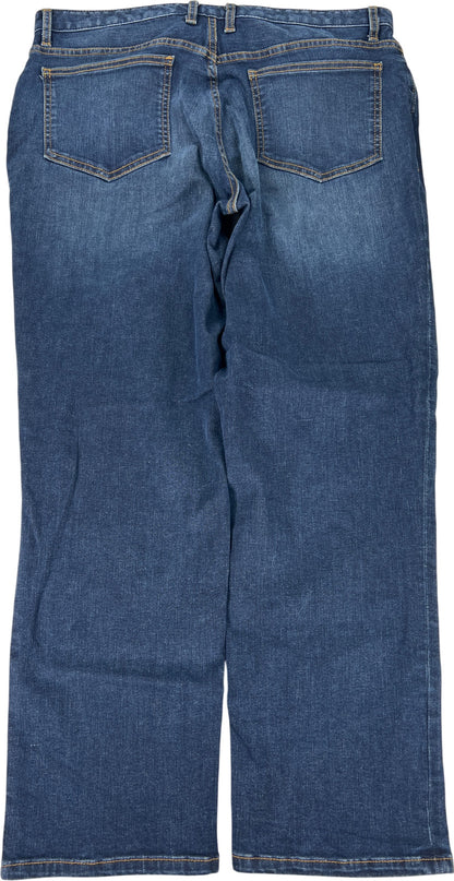 Johnston and Murphy Men’s Dark Wash Regular Fit Denim Jeans - 36x30