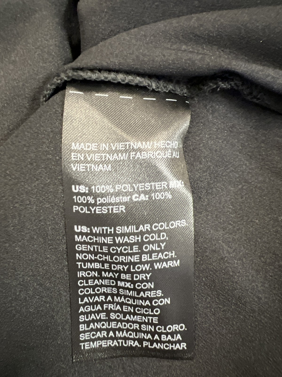 White House Black Market Women’s Black Satin Short Sleeve V-Neck Blouse - S