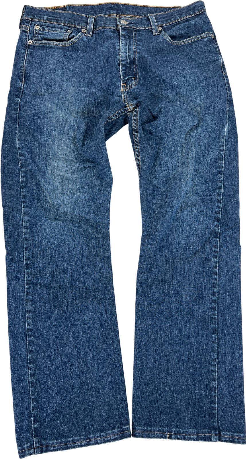 Levi’s Men’s Medium Wash 513 Slim Fit Denim Jeans - 33x30