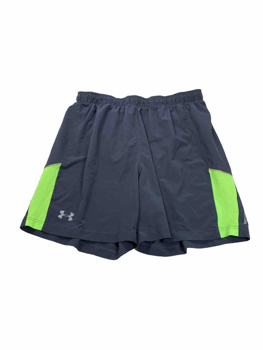 Under Armour Men's Gray Lined Fitted HeatGear Athletic Shorts - XL