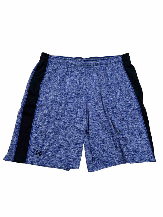 Under Armour Men's Blue Loose Fit Athletic Shorts with Pockets - XL