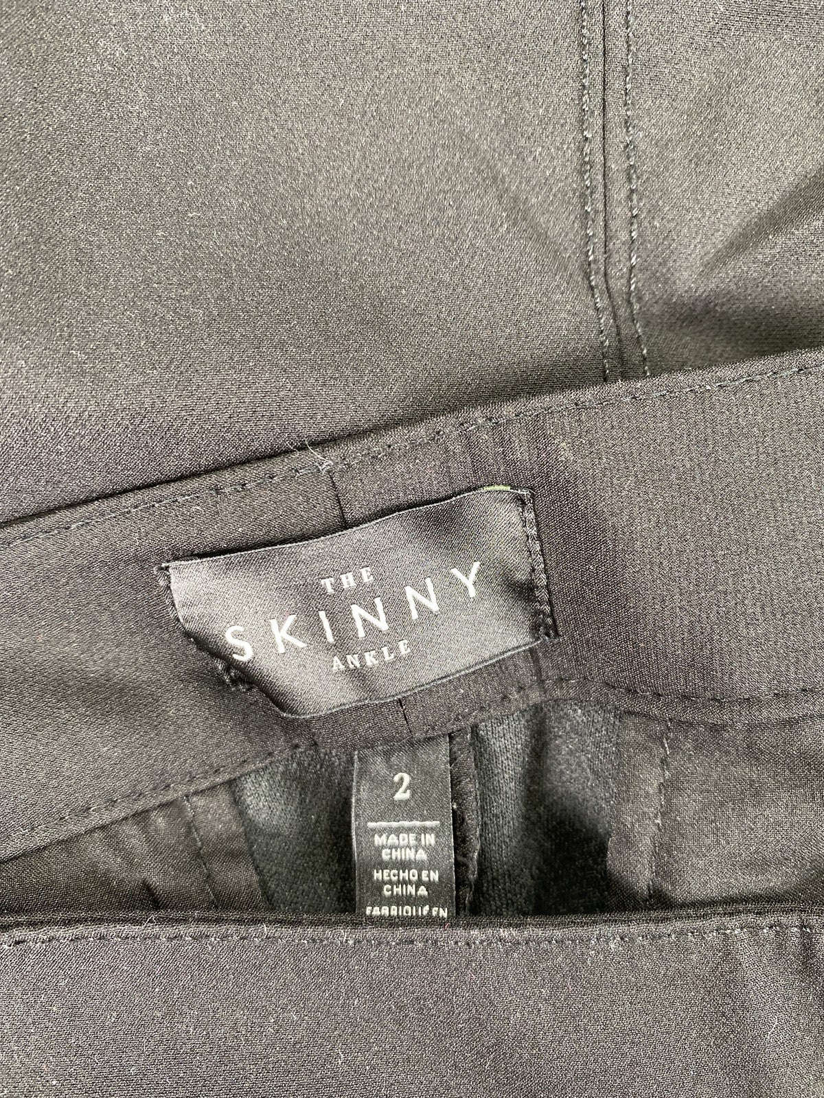 White House Black Market Women’s Black The Skinny Ankle Dress Pants - 2