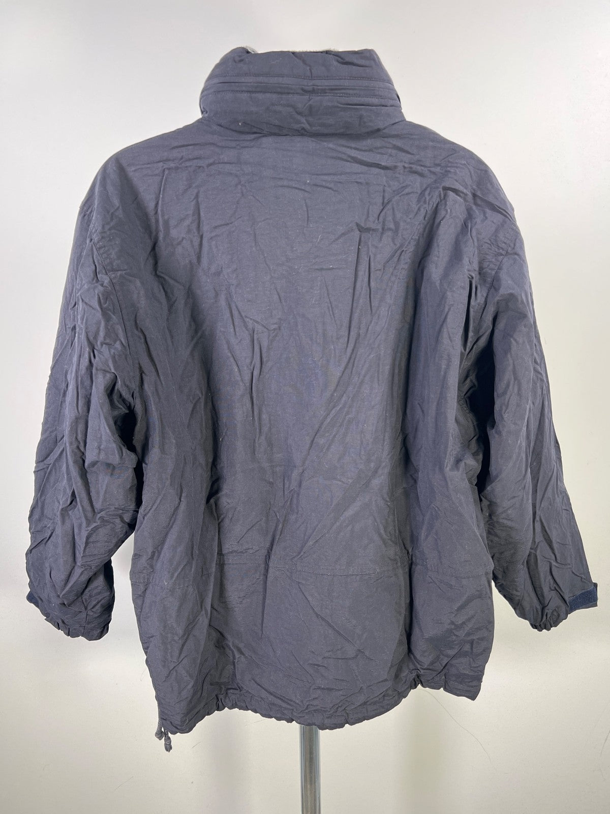 Abercrombie and Fitch Men’s Blue Fleece Lined 1/4 Zip Pullover Anorak Jacket - M