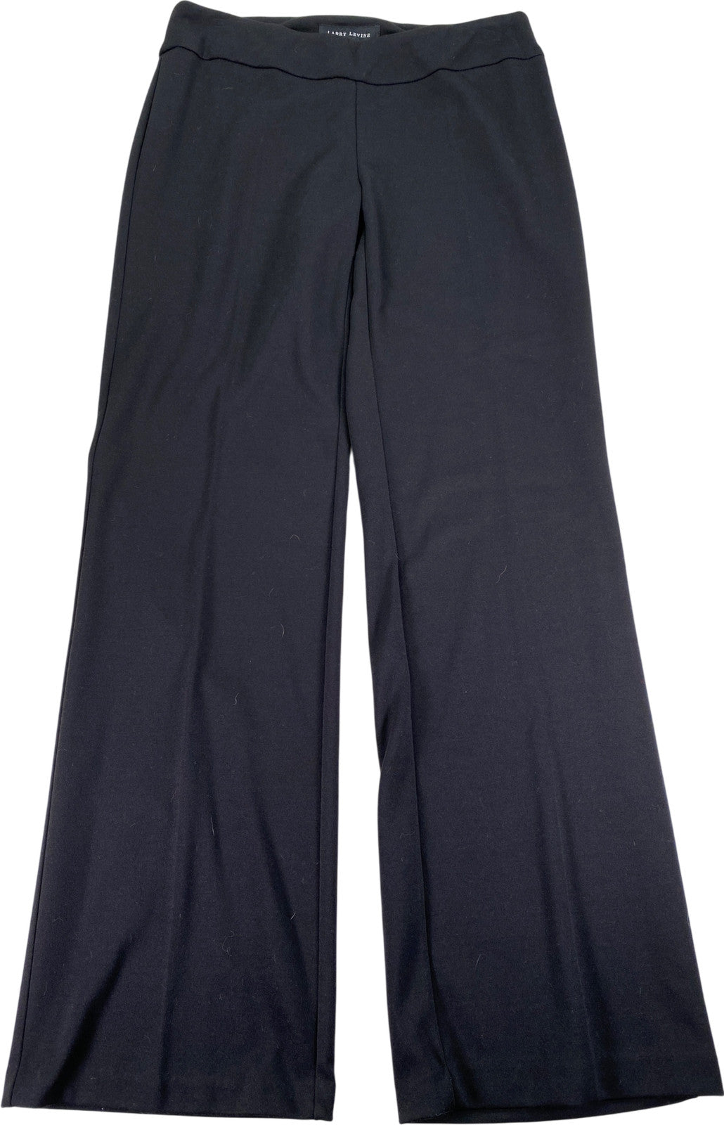 Larry Levine Women’s Black Stretch Bootcut Pull On Pants - M