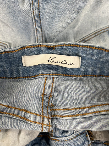 Kancan Women’s Light Wash Distressed Denim Jean Shorts - 26/5