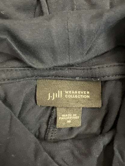 J.Jill Wearever Collection Women’s Blue Long Sleeve Mock Neck Shirt - M