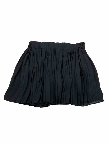 BCBGeneration Women's Black Pleated Stretch Waistband Skirt - M