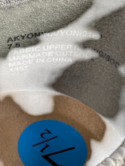 Anne Klein Men’s Gray Rhinestone Yonina Stretch Slip On Sneakers - 7.5