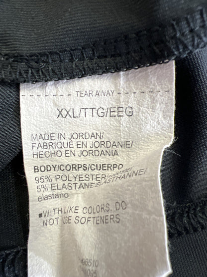 Under Armour Men’s Black/Gray HeatGear Short Sleeve Athletic Polo Shirt - 2XL