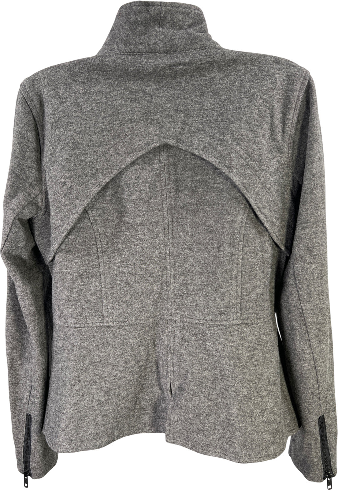 Cabi Women’s Gray Rebel Motto Asymmetrical Zip Jacket - S