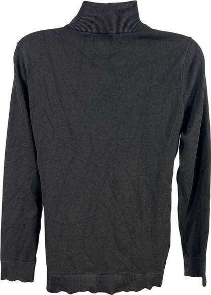 Calvin Klein Women’s Black Long Sleeve Mock Neck Sweater - S
