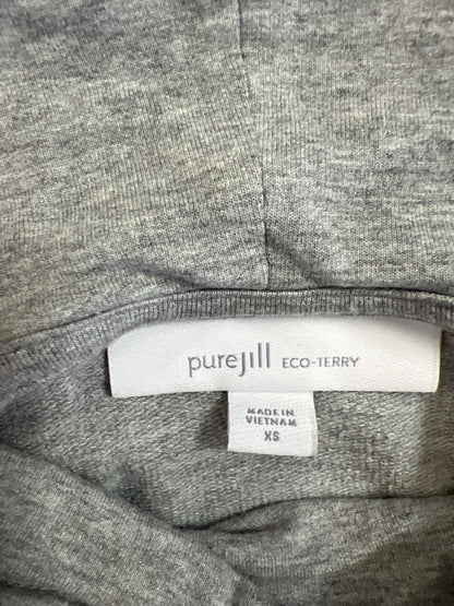 Pure J.Jill Women’s Gray Heather Eco Terry Knit Long Sleeve Shirt - XS