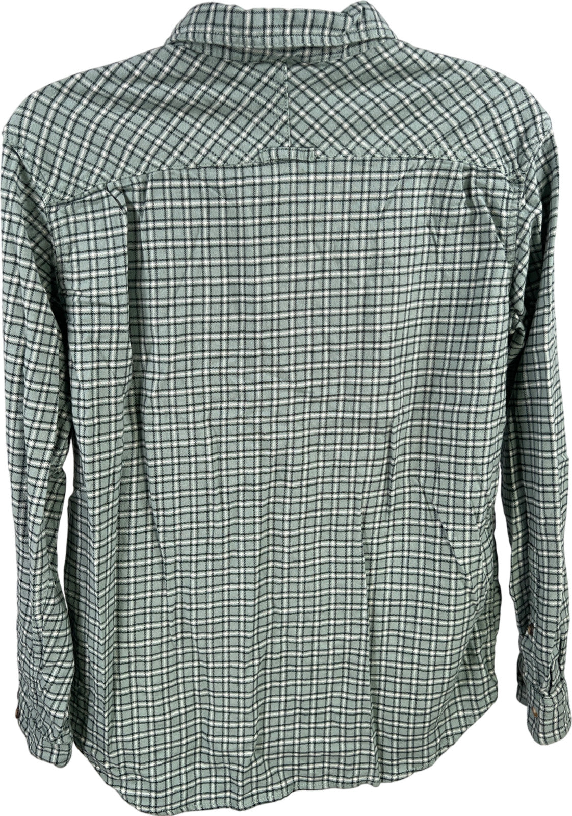 Columbia Men’s Blue Plaid Long Sleeve Button Up Flannel Shirt - L