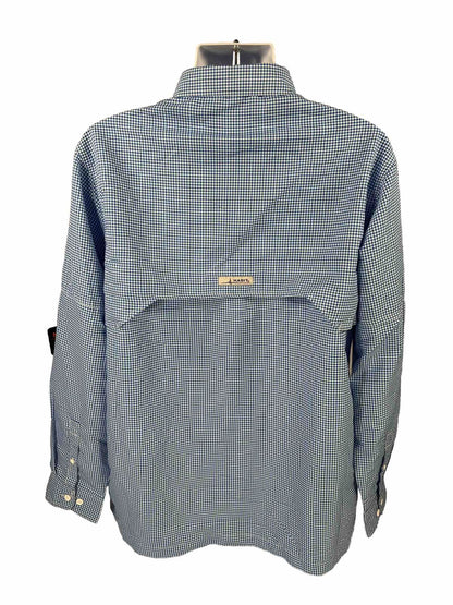 NEW Habit Men's Blue River Gorge UPF Button Up Shirt - L