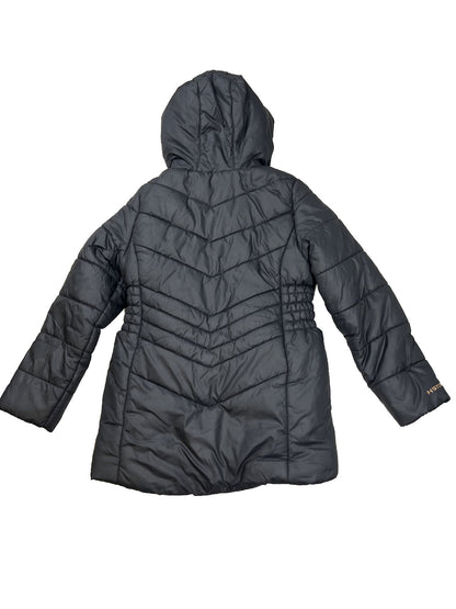 Under Armour Youth Girls Kids Black ColdGear Willow Parka Hooded Coat - S