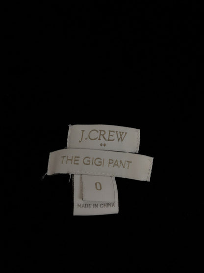 J.Crew Women's Black Skinny Ponte Gigi Pants - 0