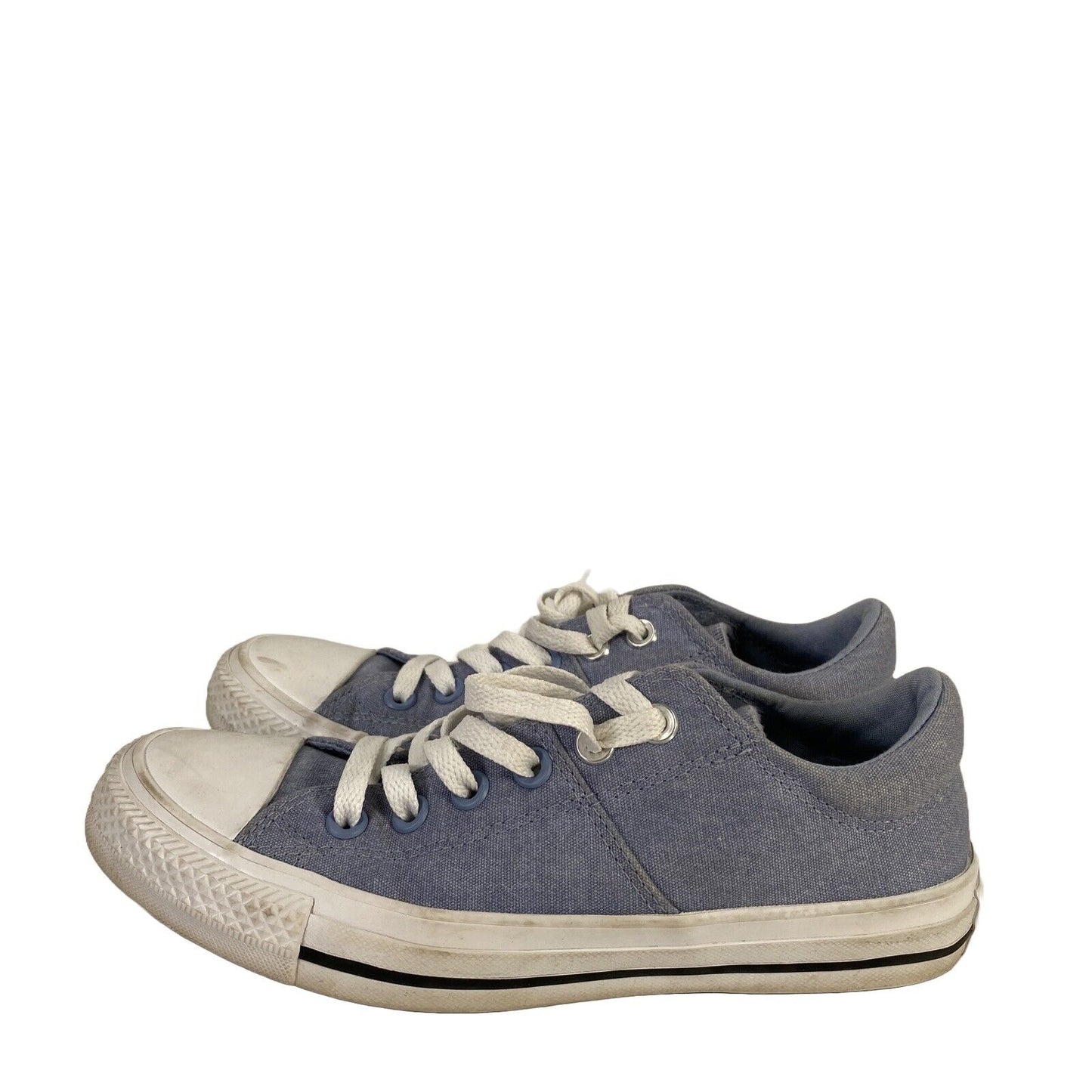Converse Women's Blue Fabric CTAS Madison Ox Sneakers Shoes - 7