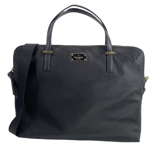 Kate Spade Black Nylon Zip Close 15" Laptop Carry Bag Case