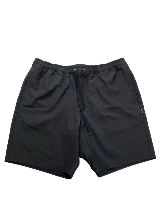 O'Neill Pantalones cortos híbridos elásticos sin forro negros para hombre - XL