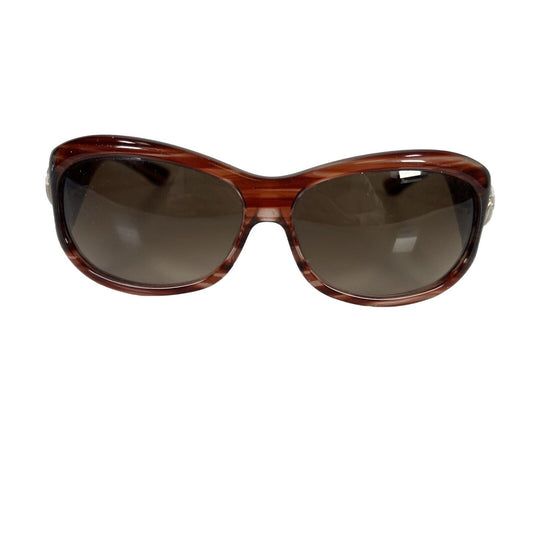 Gucci Women's Red Glitter Oval Wrap GG 2937 Sunglasses
