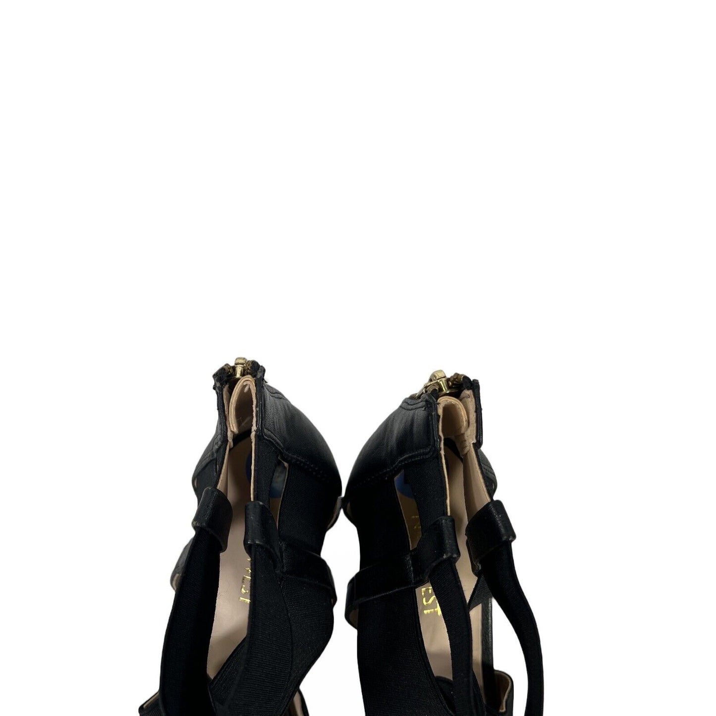 Nine West Women's Black Strappy Daelin Heels - 7.5