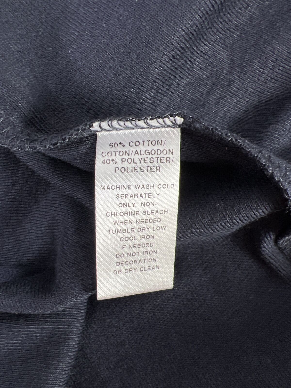 NEW LOFT Women's Navy Blue Long Sleeve Keyhole Back Shirt Top - S