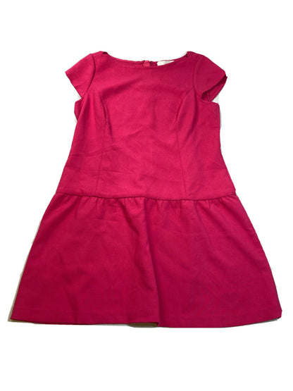 LOFT Women's Pink Sleeveless Flare Bottom Dress - 14